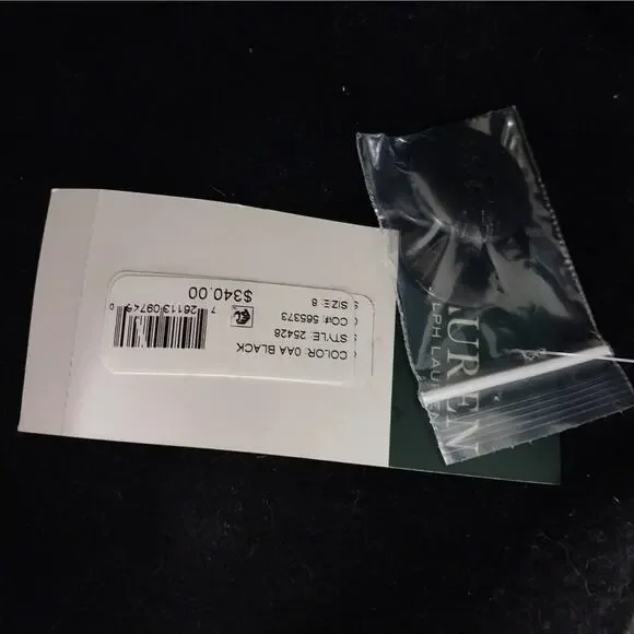 NWT@$340! LAUREN BY RALPH LAUREN! BLACK WOOL BLEND DOUBLE BREAST OVERCOAT! SZ 8 - Picture 13 of 16